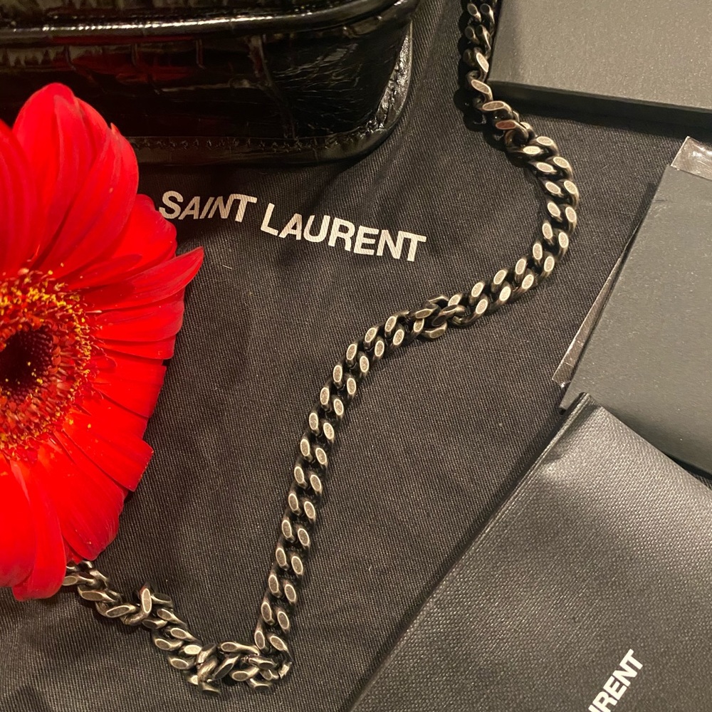 Saint Laurent small Niki Croc-Embossed Leather - Picture 4 of 11